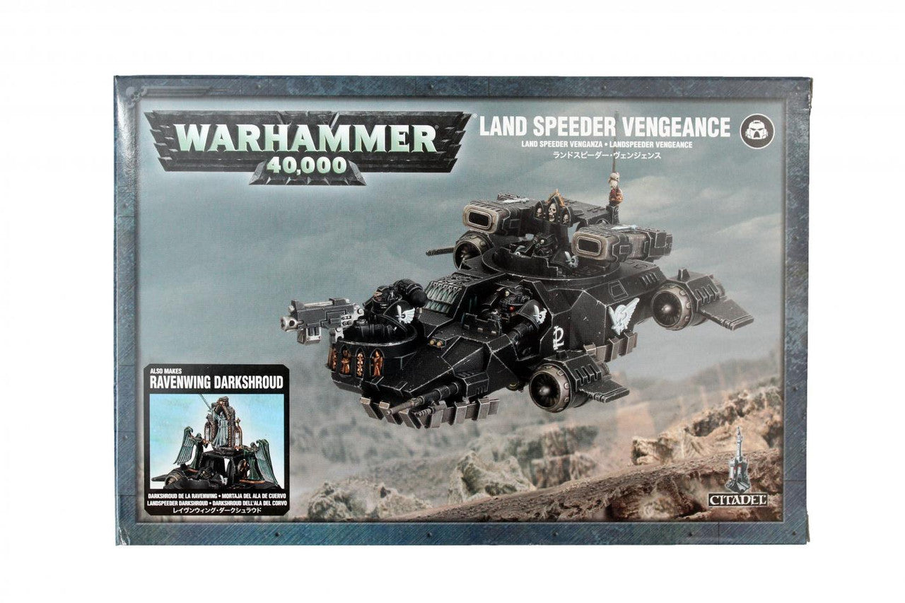 Dark Angels: Ravenwing Darkshroud/Land Speeder Vengeance