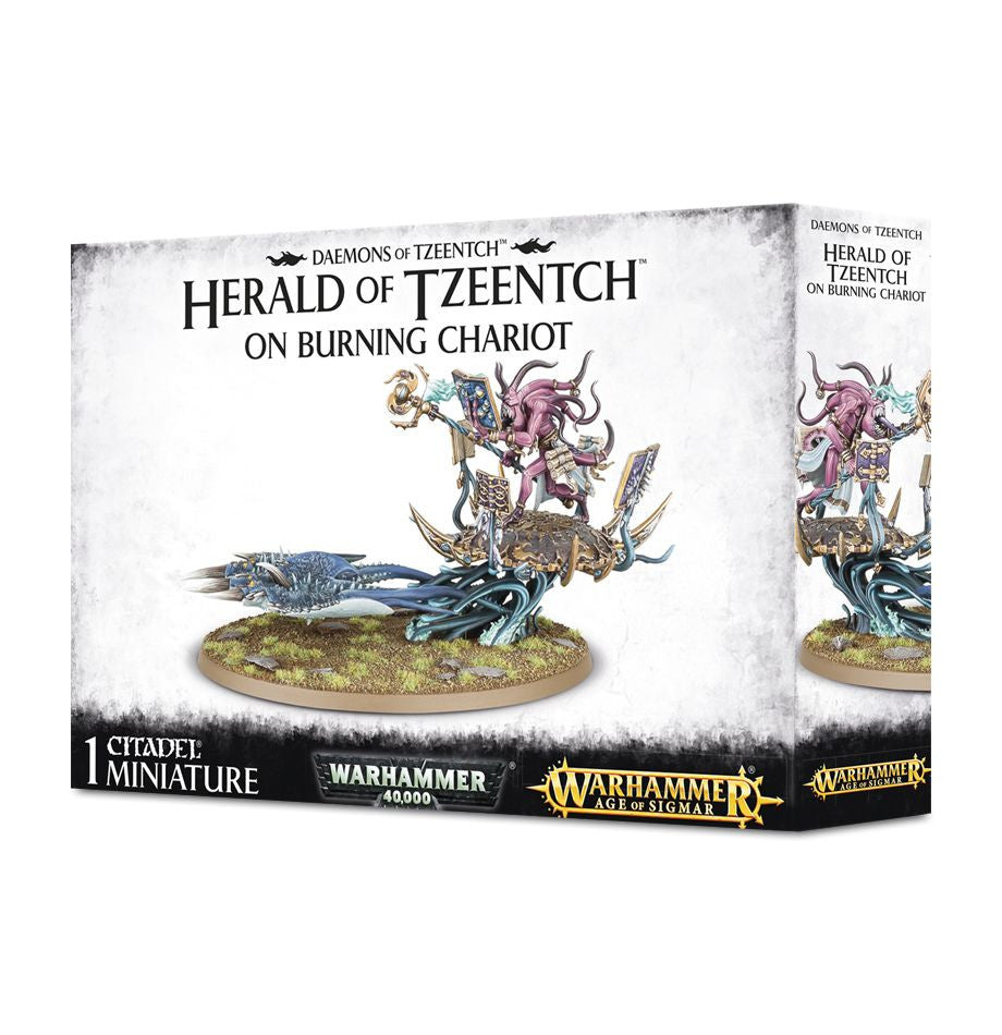 Daemons of Tzeentch: Fateskimmer, Herald of Tzeentch On Burning Chariot